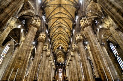 52 colonne duomo milano