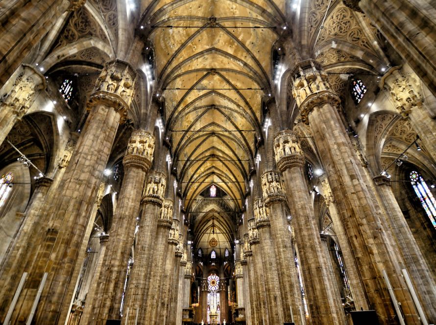 52 colonne duomo milano